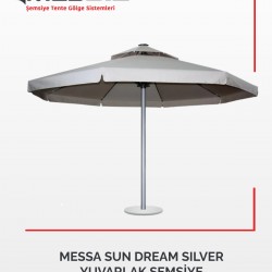 MESSA SUN DREAM SILVER YUVARLAK ŞEMSİYE