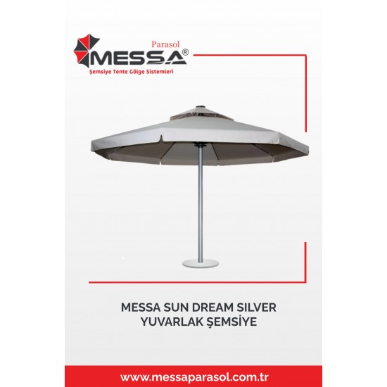 MESSA SUN DREAM SILVER YUVARLAK ŞEMSİYE