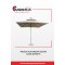 MESSA SUN DREAM SILVER KARE ŞEMSİYE
