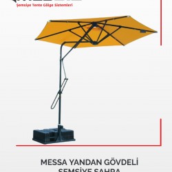 MESSA SAHRA YANDAN GÖVDELİ ŞEMSİYE  