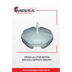 MESSA 50 LİTRE BETON DOLGULU ŞEMSİYE BİDONU