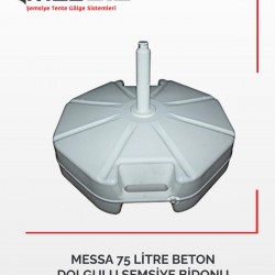 MESSA 75 LİTRE BETON DOLGULU ŞEMSİYE BİDONU