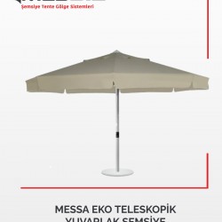 MESSA EKO TELESKOPİK YUVARLAK ŞEMSİYE
